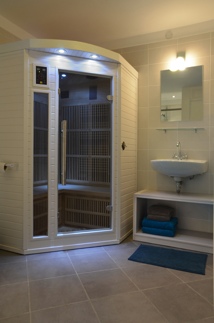 badkamer met sauna